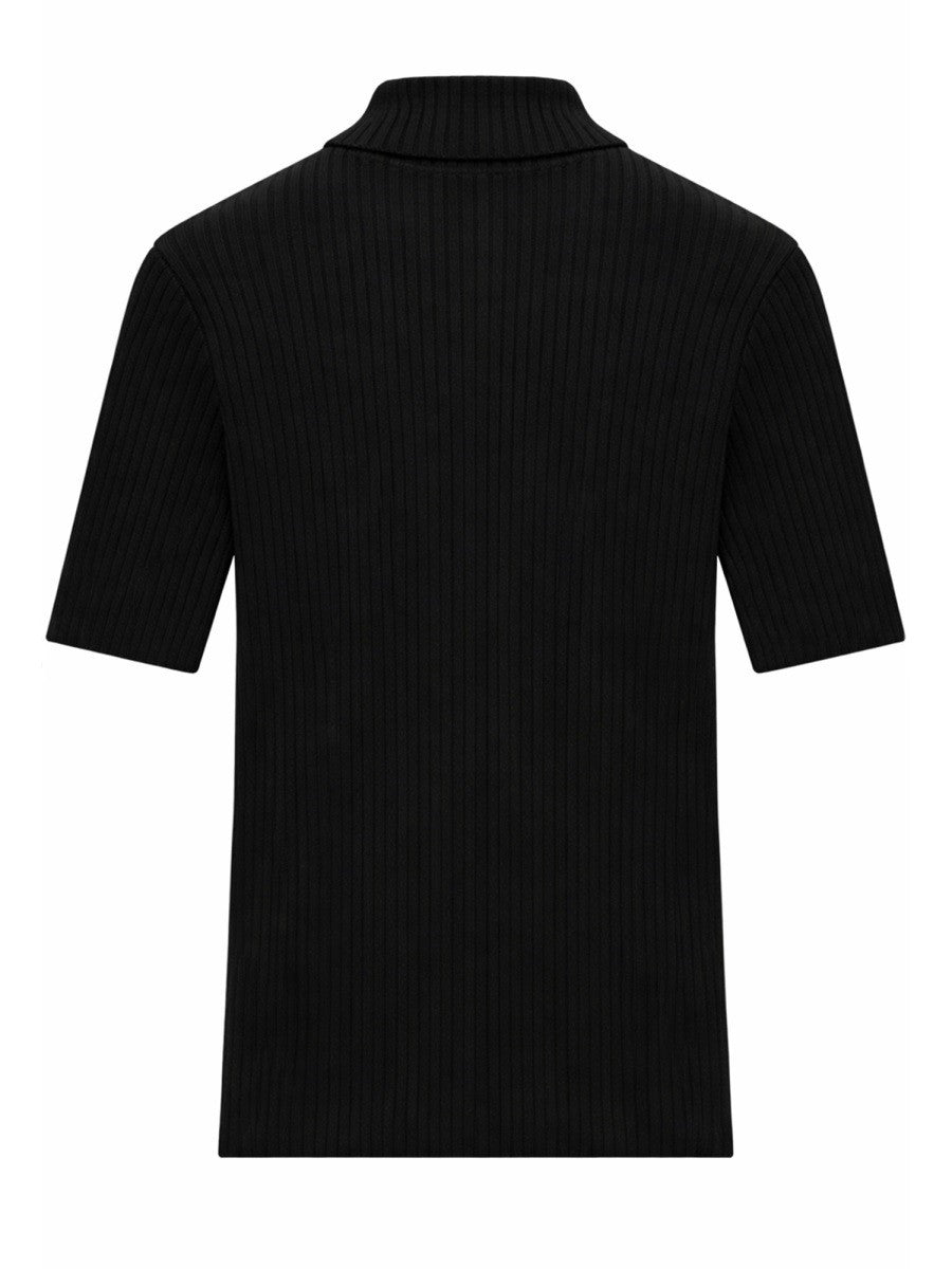 courrèges Women's Rib Knit Black