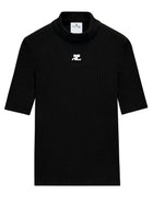 courrèges Women's Rib Knit Black