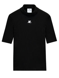 courrèges Women's Rib Knit Black