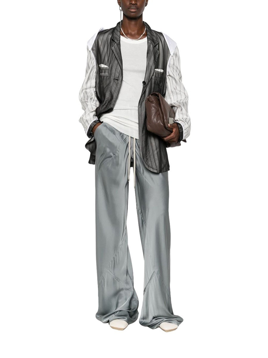 Rick Owens Women's Rib LS Shirt White