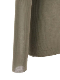 Rick Owens Rib LS Shirt Grey