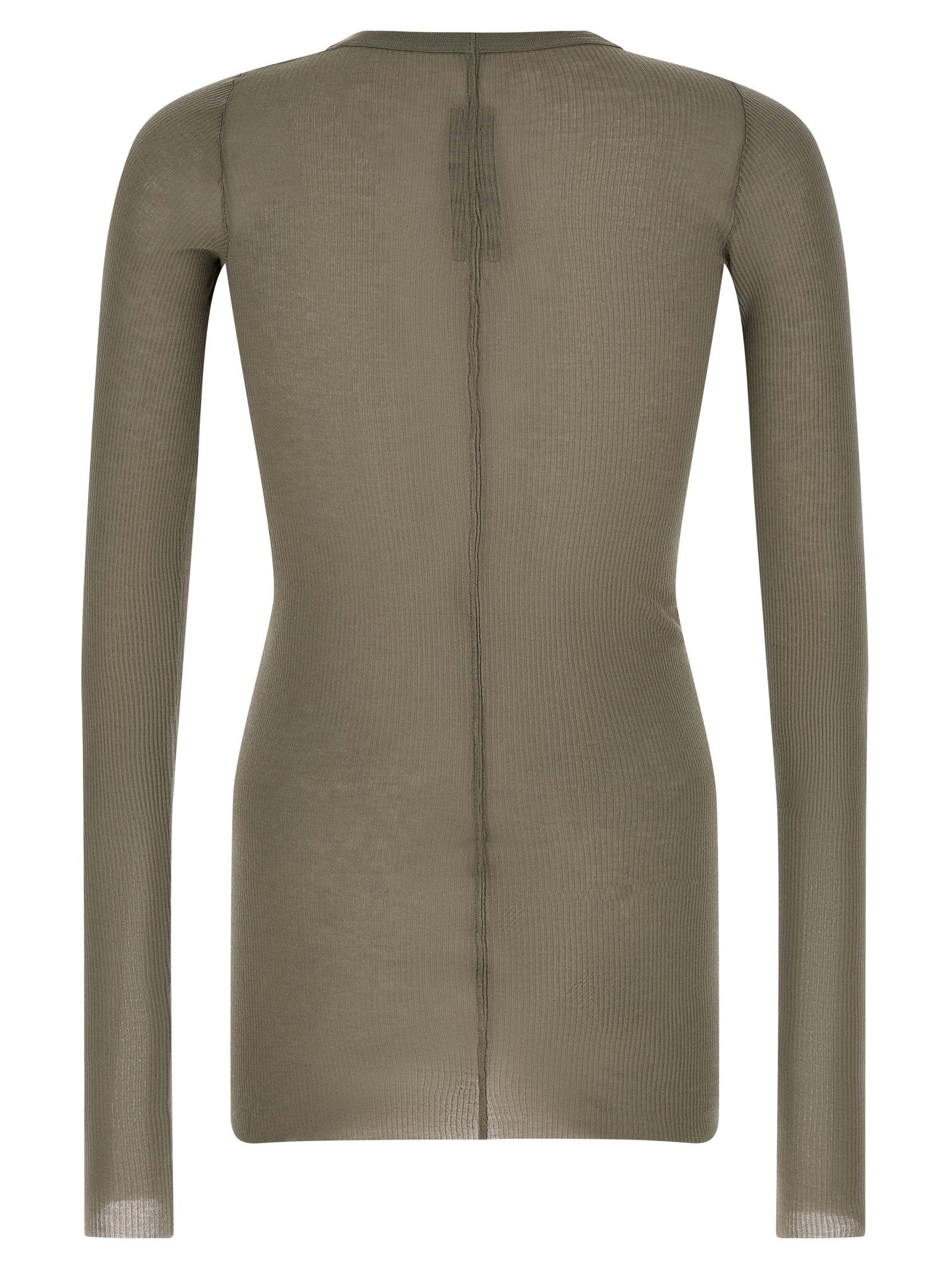 Rick Owens Rib LS Shirt Grey