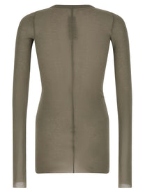 Rick Owens Rib LS Shirt Grey