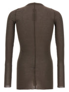Rick Owens Rib LS Shirt Grey