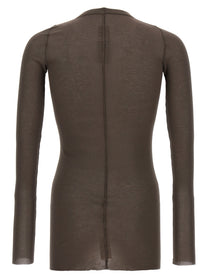 Rick Owens Rib LS Shirt Grey