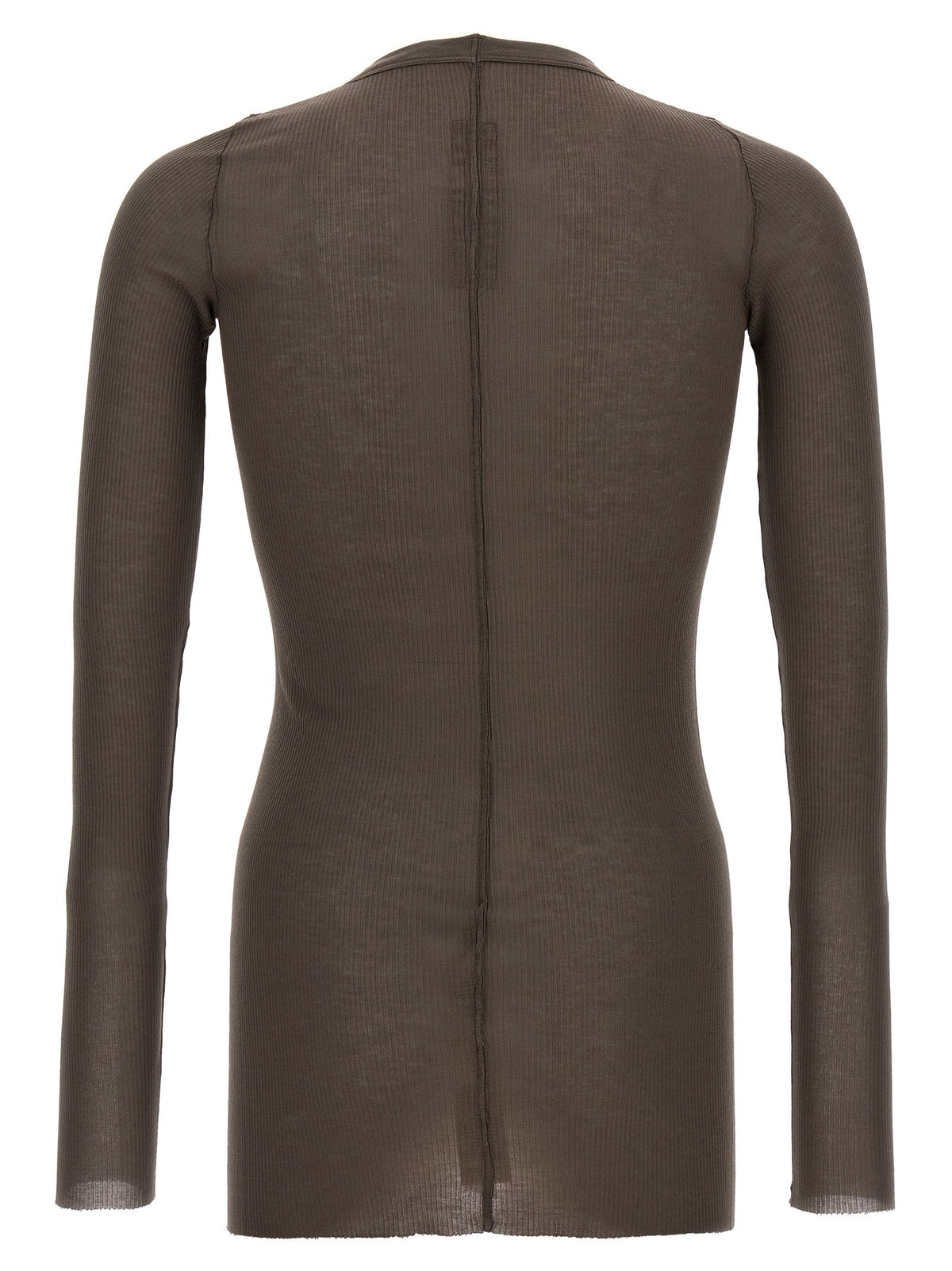 Rick Owens Rib LS Shirt Grey