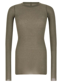 Rick Owens Rib LS Shirt Grey