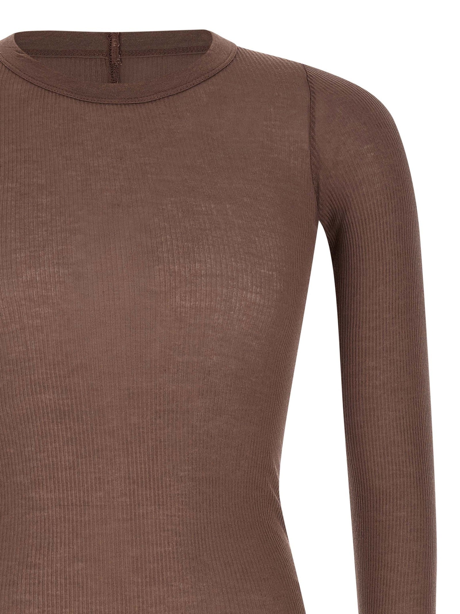 Rick Owens Rib LS Shirt Purple