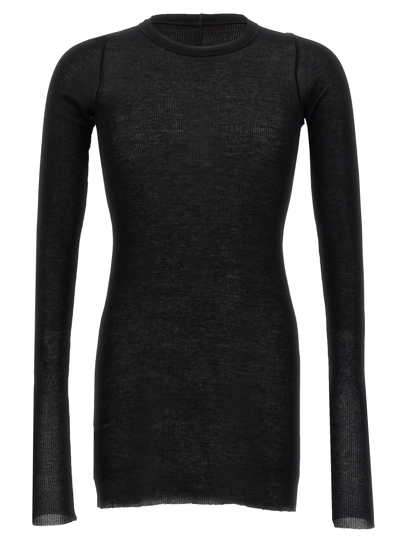 Rick Owens Rib LS Shirt Black