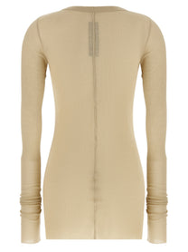 Rick Owens Rib LS Shirt Beige
