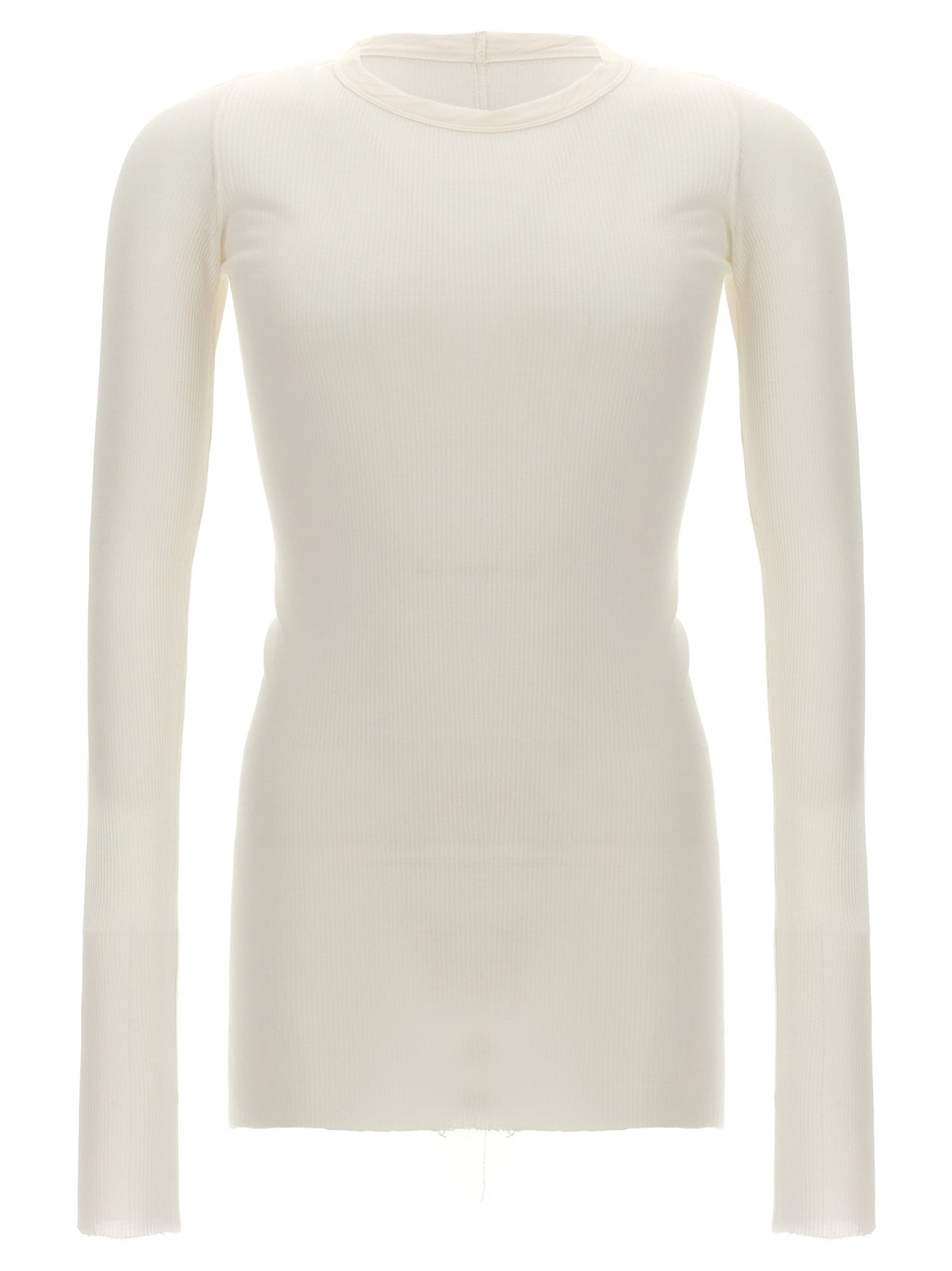 Rick Owens Rib LS Shirt White