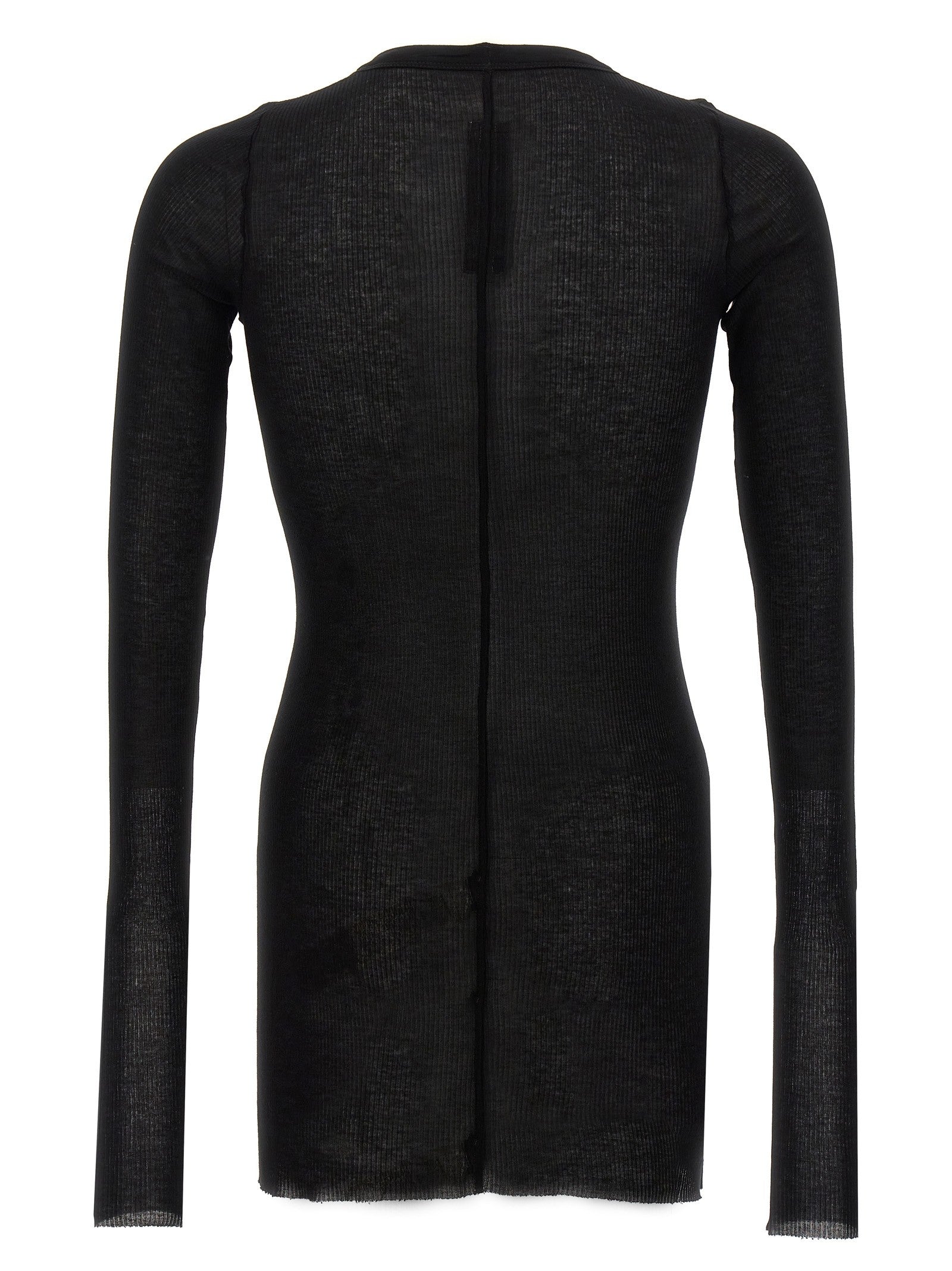 Rick Owens Rib LS Shirt Black