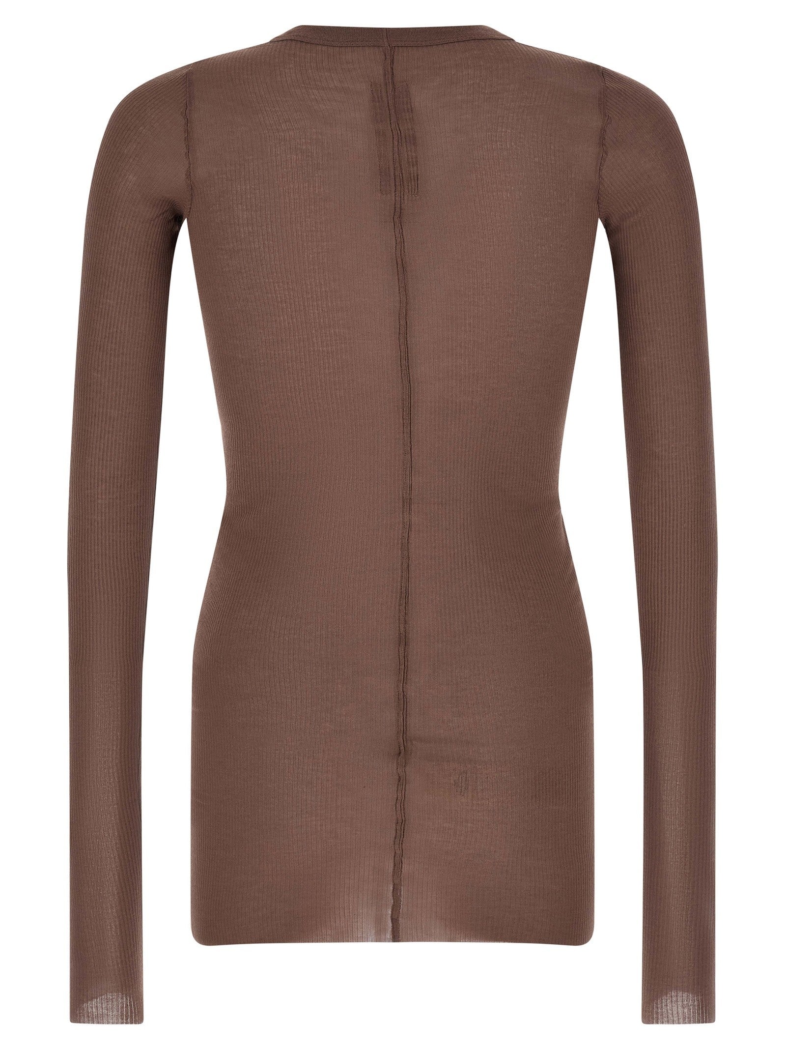 Rick Owens Rib LS Shirt Purple
