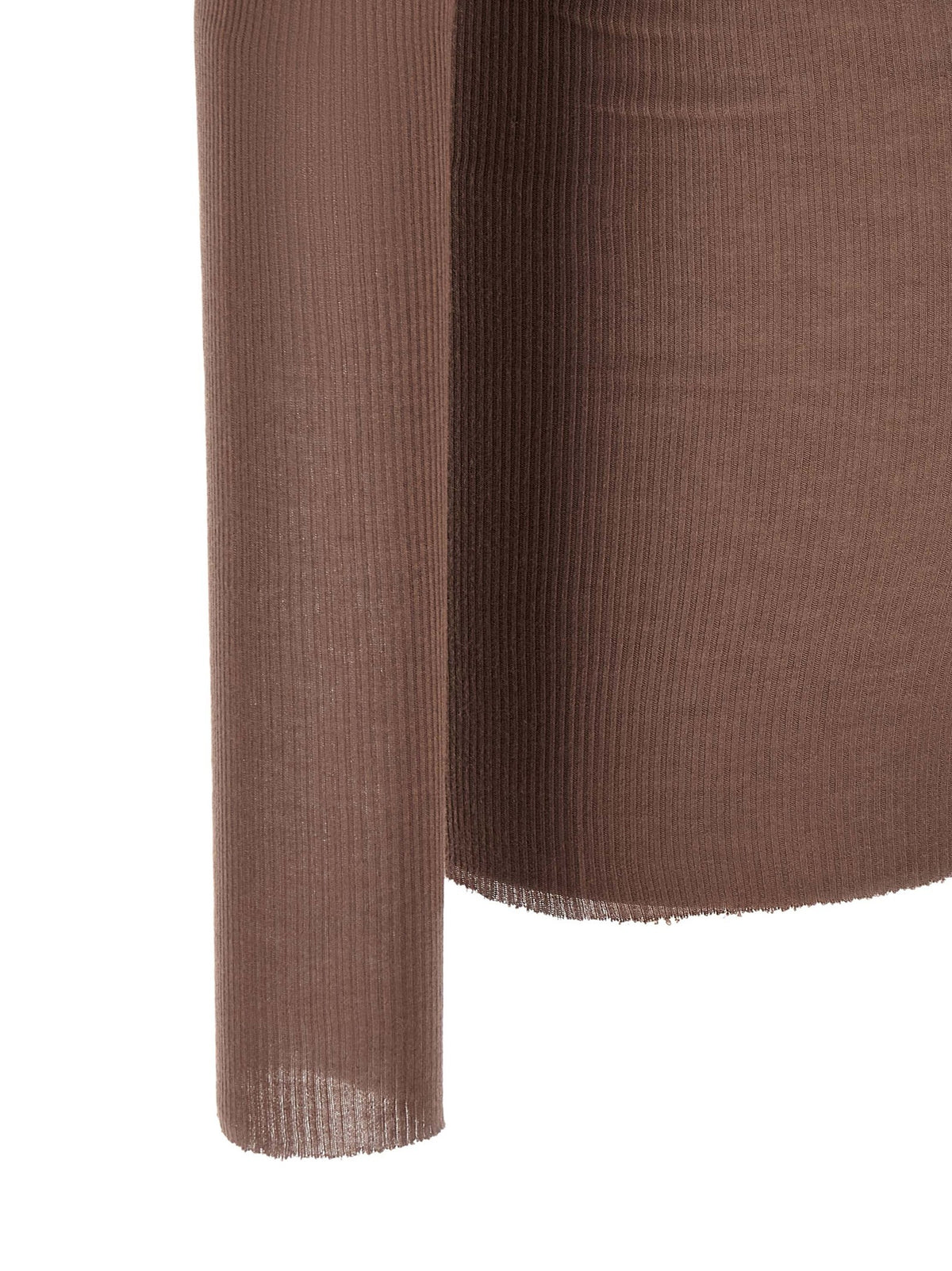 Rick Owens Rib LS Shirt Purple