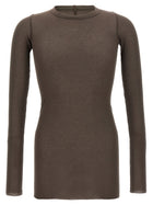 Rick Owens Rib LS Shirt Grey