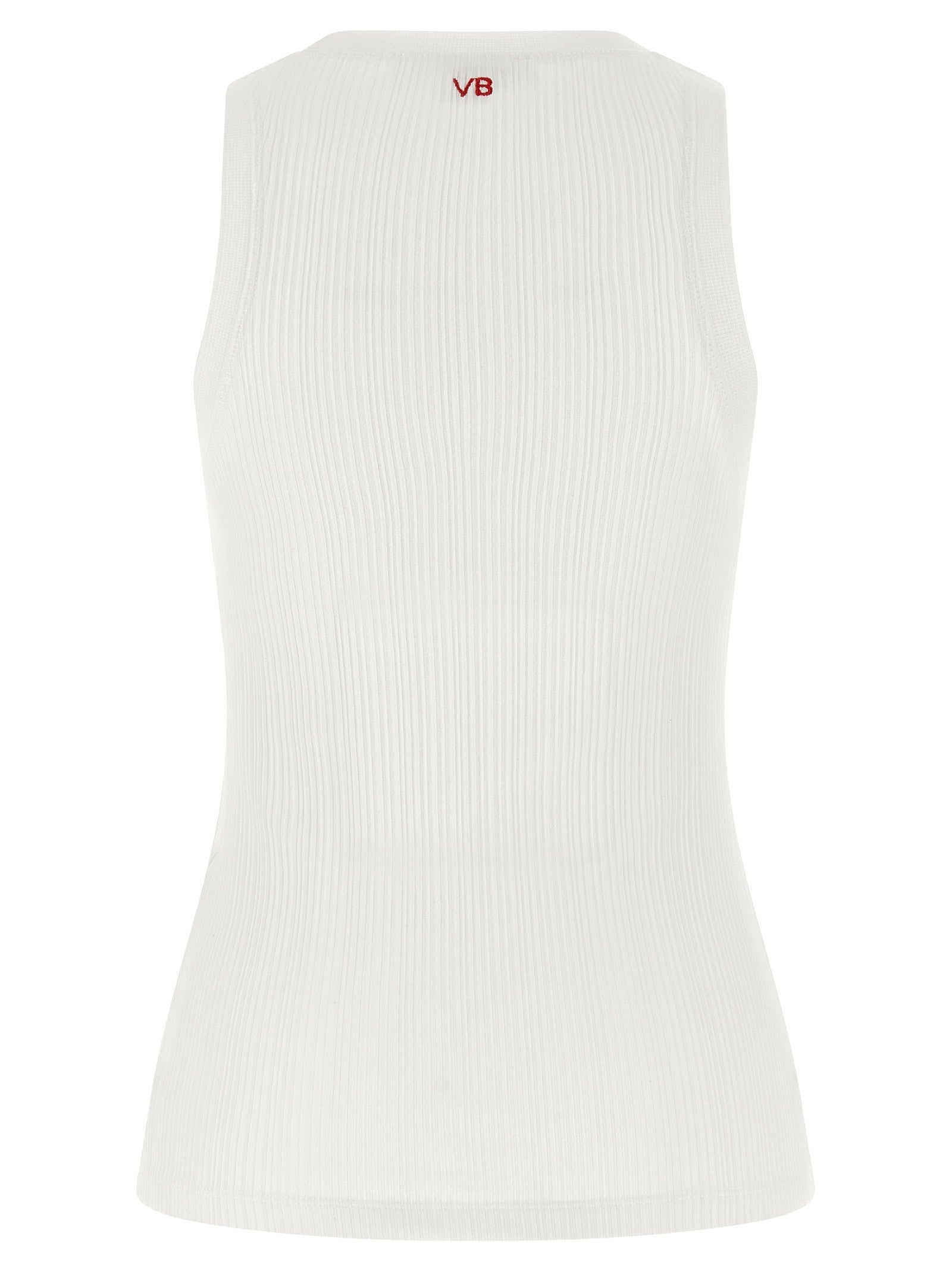 Victoria Beckham Rib Tank Top White
