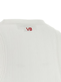 Victoria Beckham Rib Tank Top White