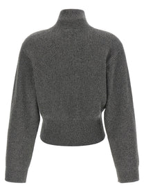 Brunello Cucinelli Ribbed Cardigan Grey