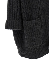 Be You Ribbed Cardigan Grey, view 4