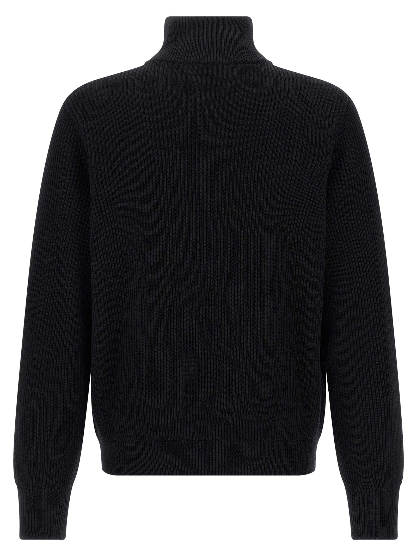 Roberto Collina Ribbed Cardigan Black