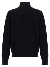Roberto Collina Ribbed Cardigan Black