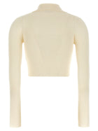 Jil Sander Ribbed Cardigan White, view 2
