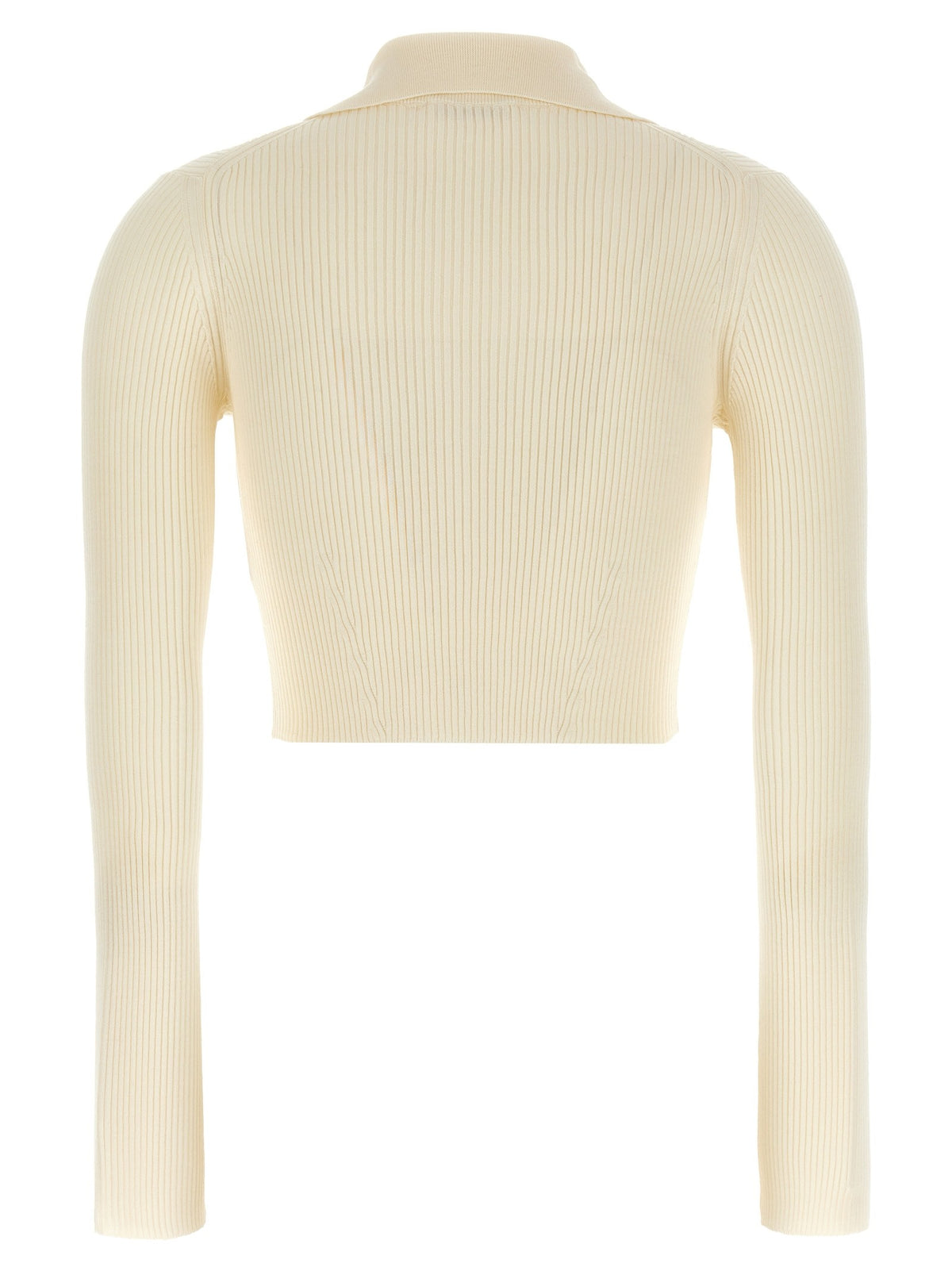 Jil Sander Ribbed Cardigan White, view 2