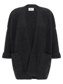 Be You Ribbed Cardigan Grey
