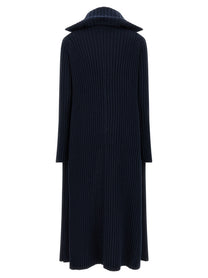 Balenciaga Ribbed Cardigan Blue