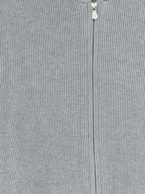 Brunello Cucinelli Men's Ribbed Cotton Cardigan Grey
