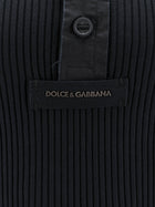 Dolce &amp; Gabbana Men's Ribbed Cotton Sweater Black