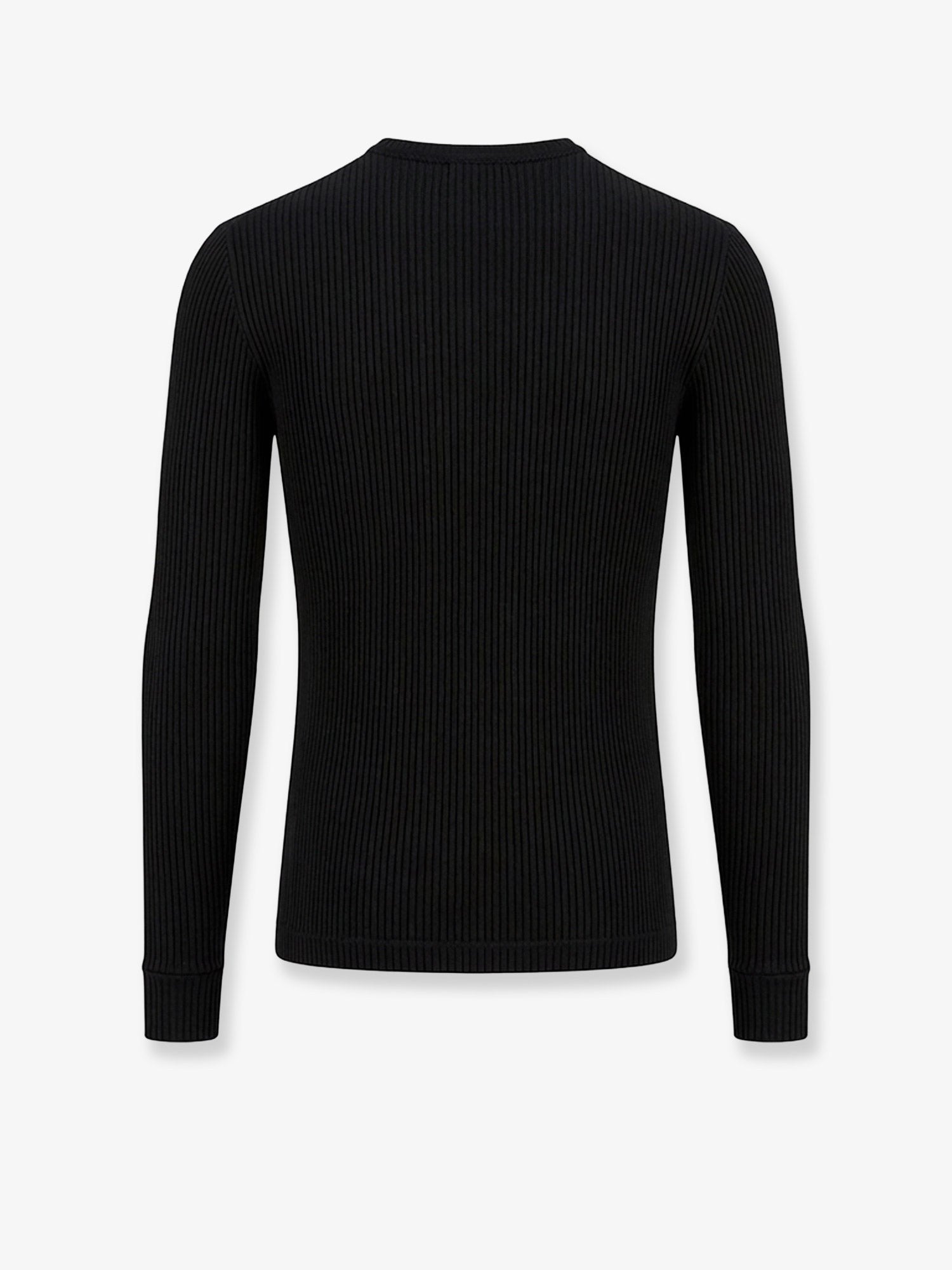 Dolce &amp; Gabbana Men's Ribbed Cotton Sweater Black