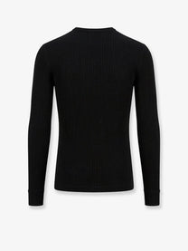 Dolce &amp; Gabbana Men's Ribbed Cotton Sweater Black