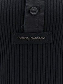 Dolce &amp; Gabbana Men's Ribbed Cotton Sweater Black