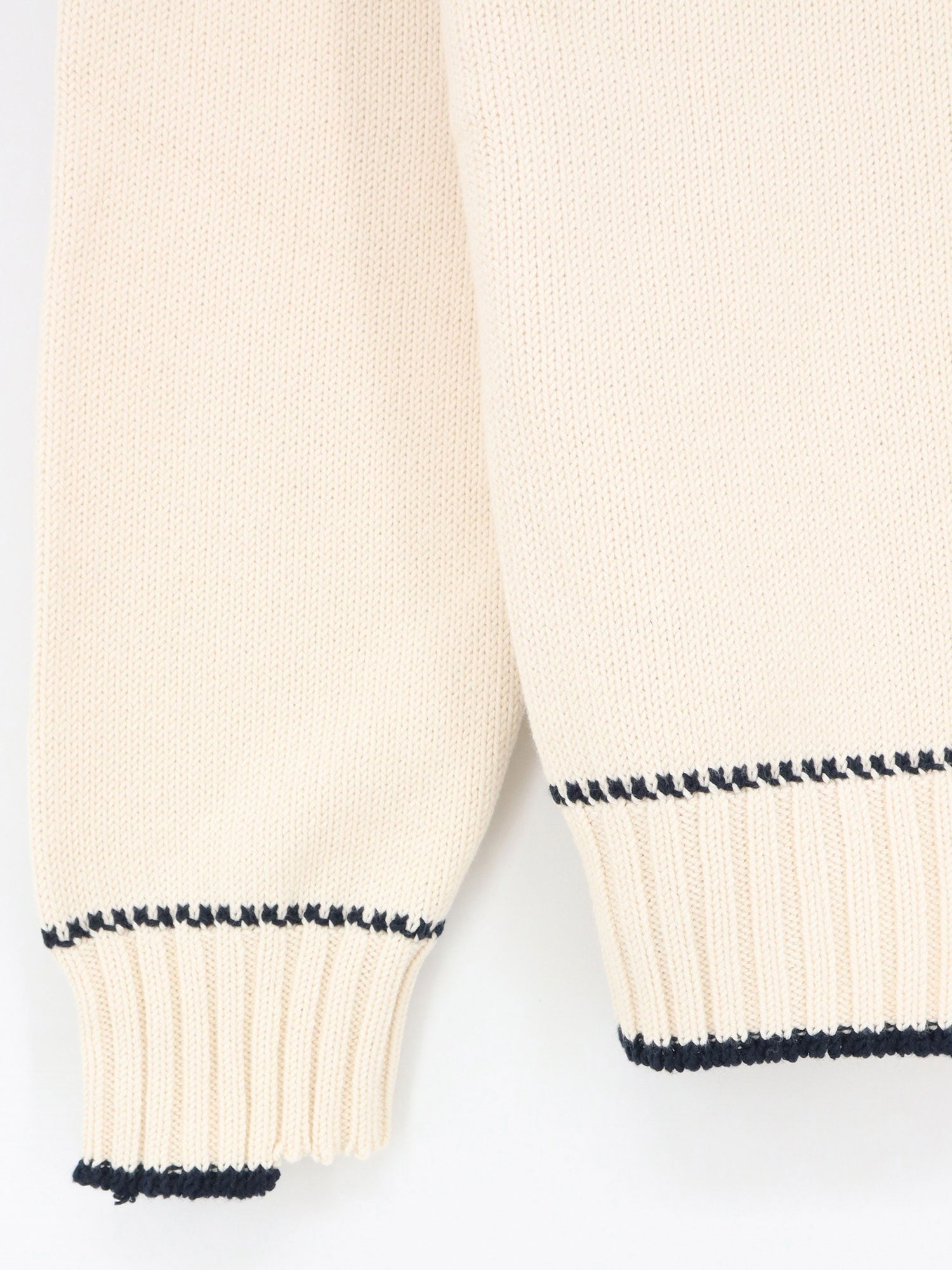 Golden Goose Men's Ribbed Cotton Sweater White