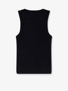 Entire Studios Unisex Ribbed Cotton Tank Top Black, view 2