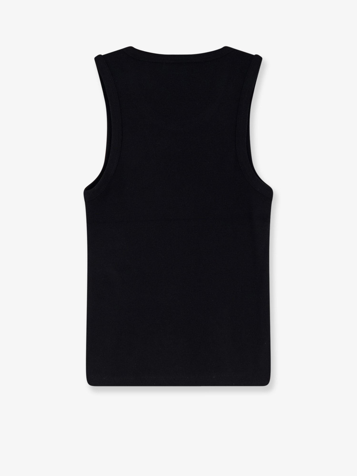 Entire Studios Unisex Ribbed Cotton Tank Top Black, view 2