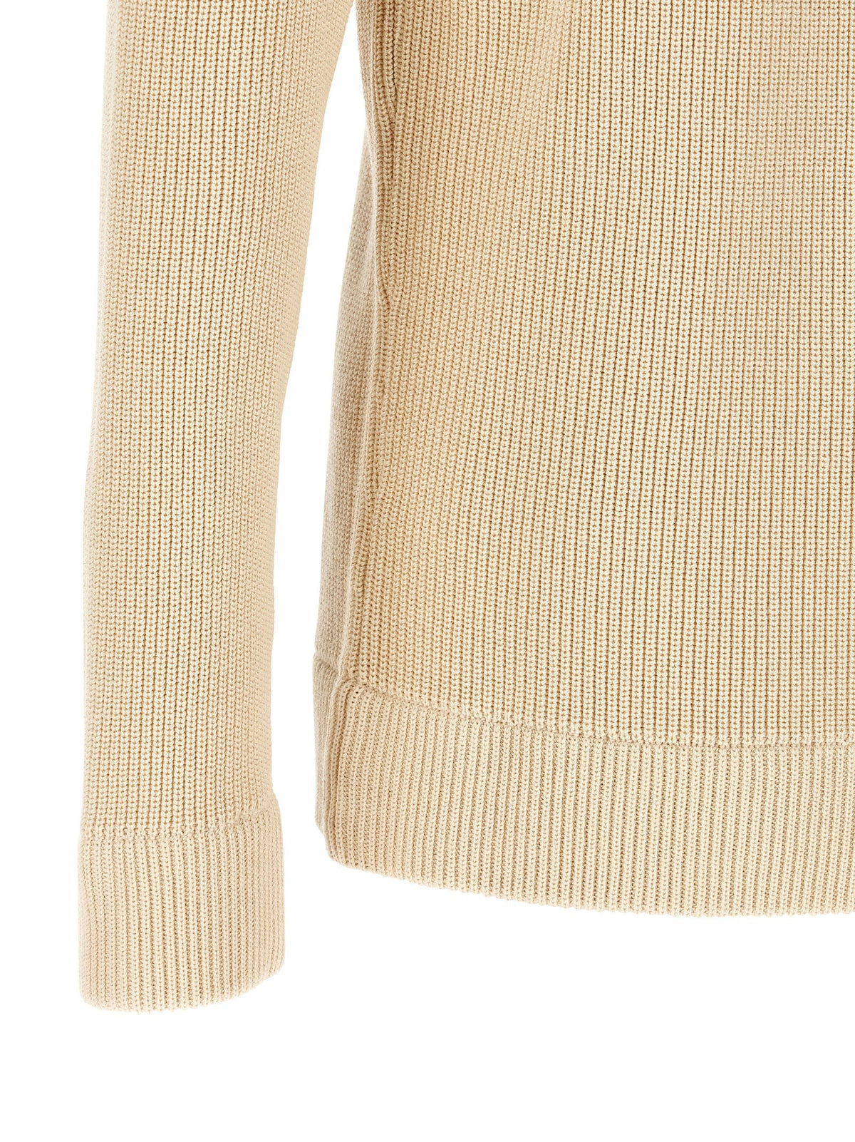 Maison Margiela Ribbed Knit Cardigan Beige, view 4