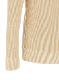 Maison Margiela Ribbed Knit Cardigan Beige, view 4