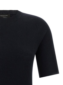 Fabiana Filippi Ribbed Knit Shirt Blue
