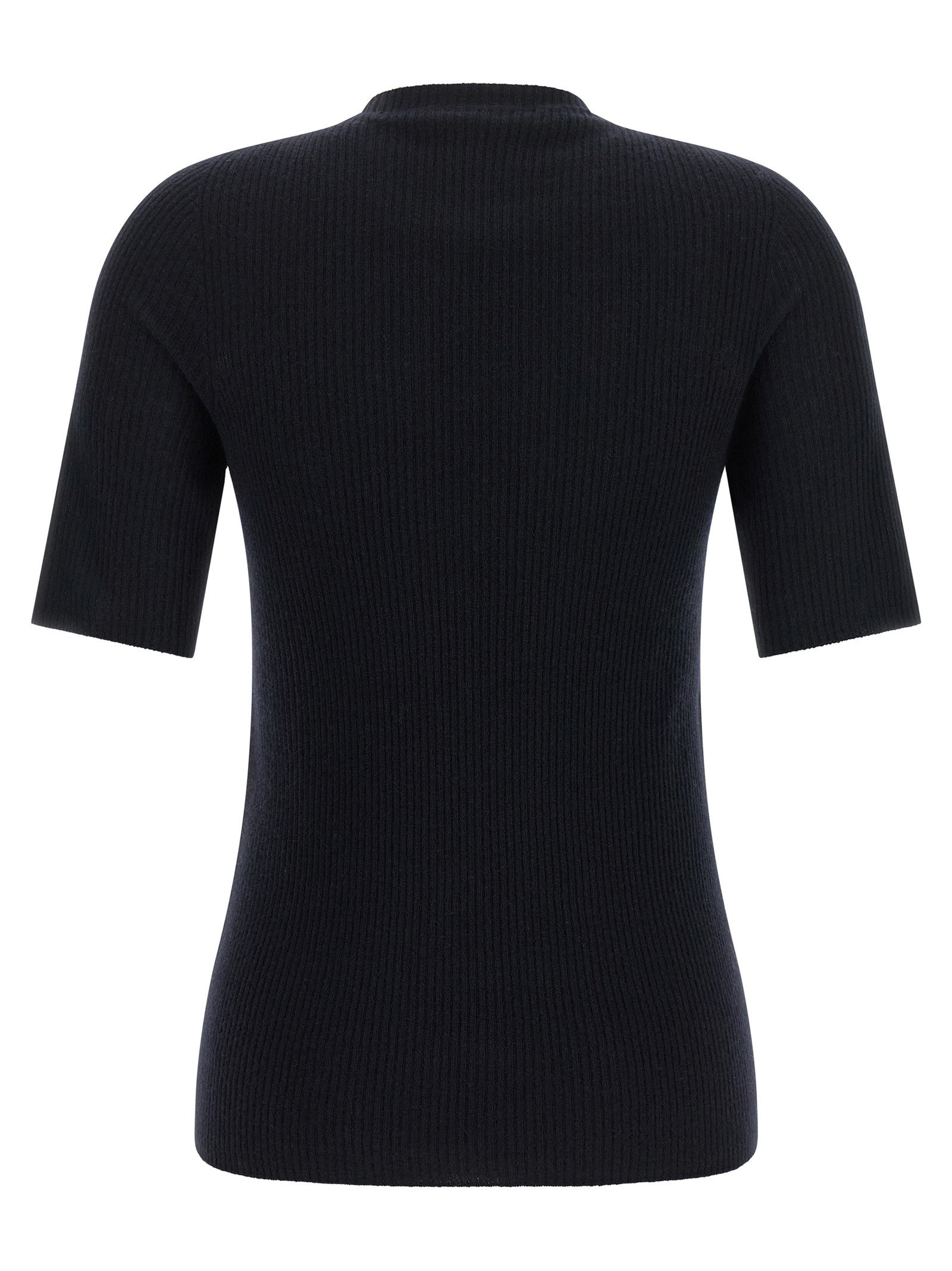 Fabiana Filippi Ribbed Knit Shirt Blue