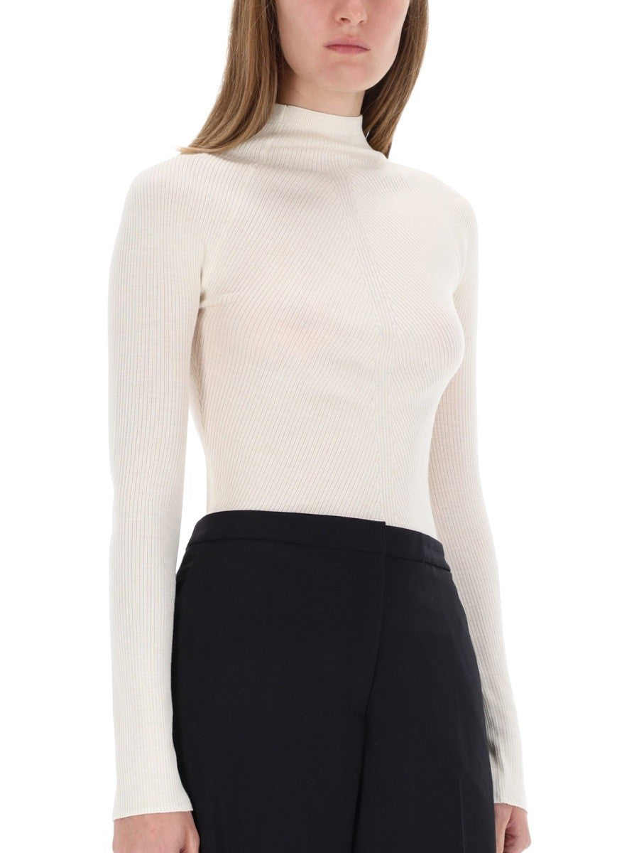 Boss Women's Ribbed Knit White