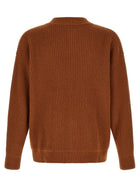 ISABEL MARANT Ribbed Mael Cardigan Brown, view 2
