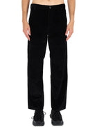 Moncler Men's Ribbed Pants Black
