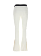 Sacai Ribbed Pleated Pants White, view 2