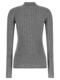 Toteme Ribbed Shirt Grey