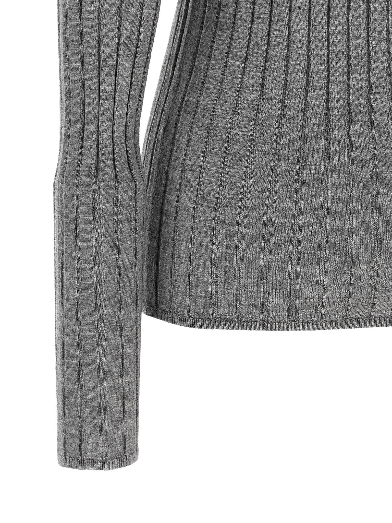 Toteme Ribbed Shirt Grey