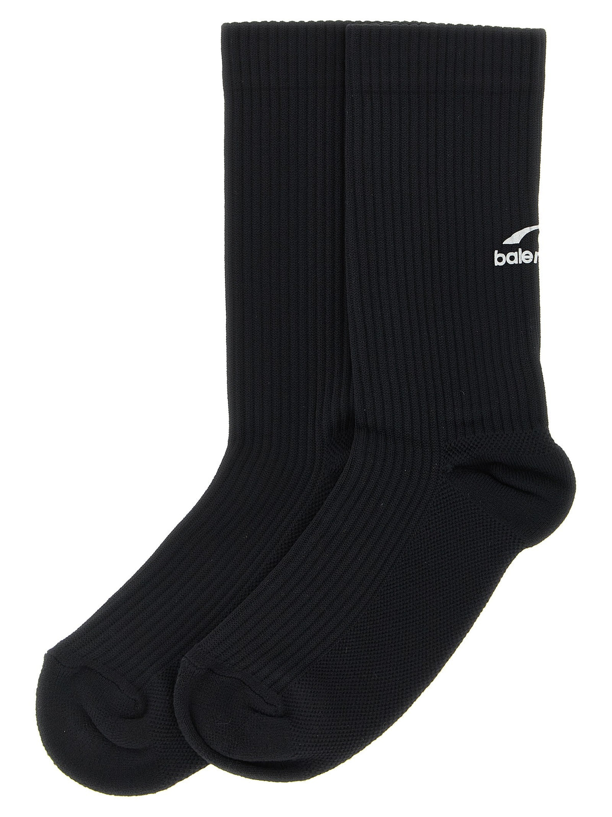 Balenciaga Ribbed Socks Black