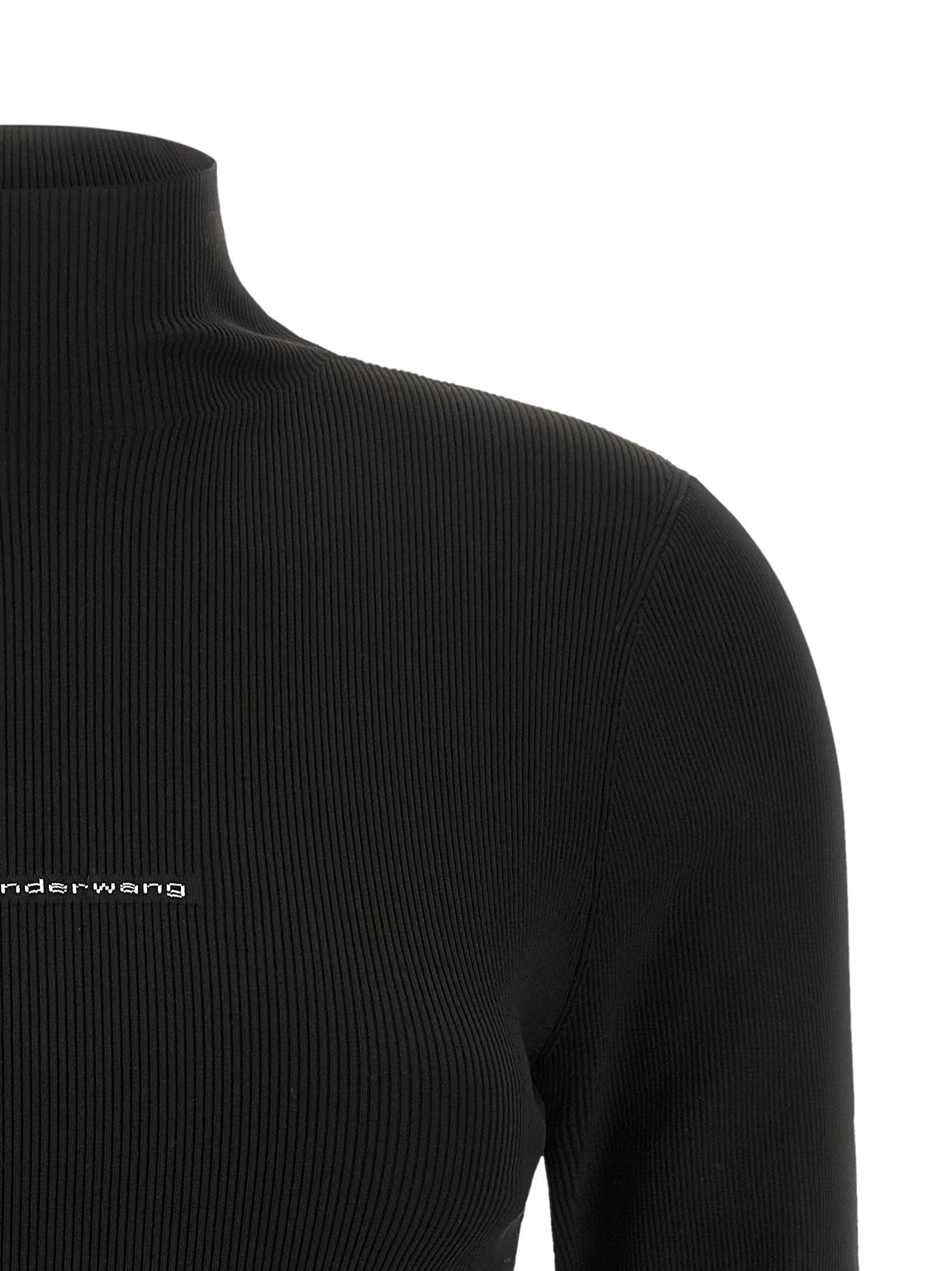 alexanderwang Ribbed Sweater Black