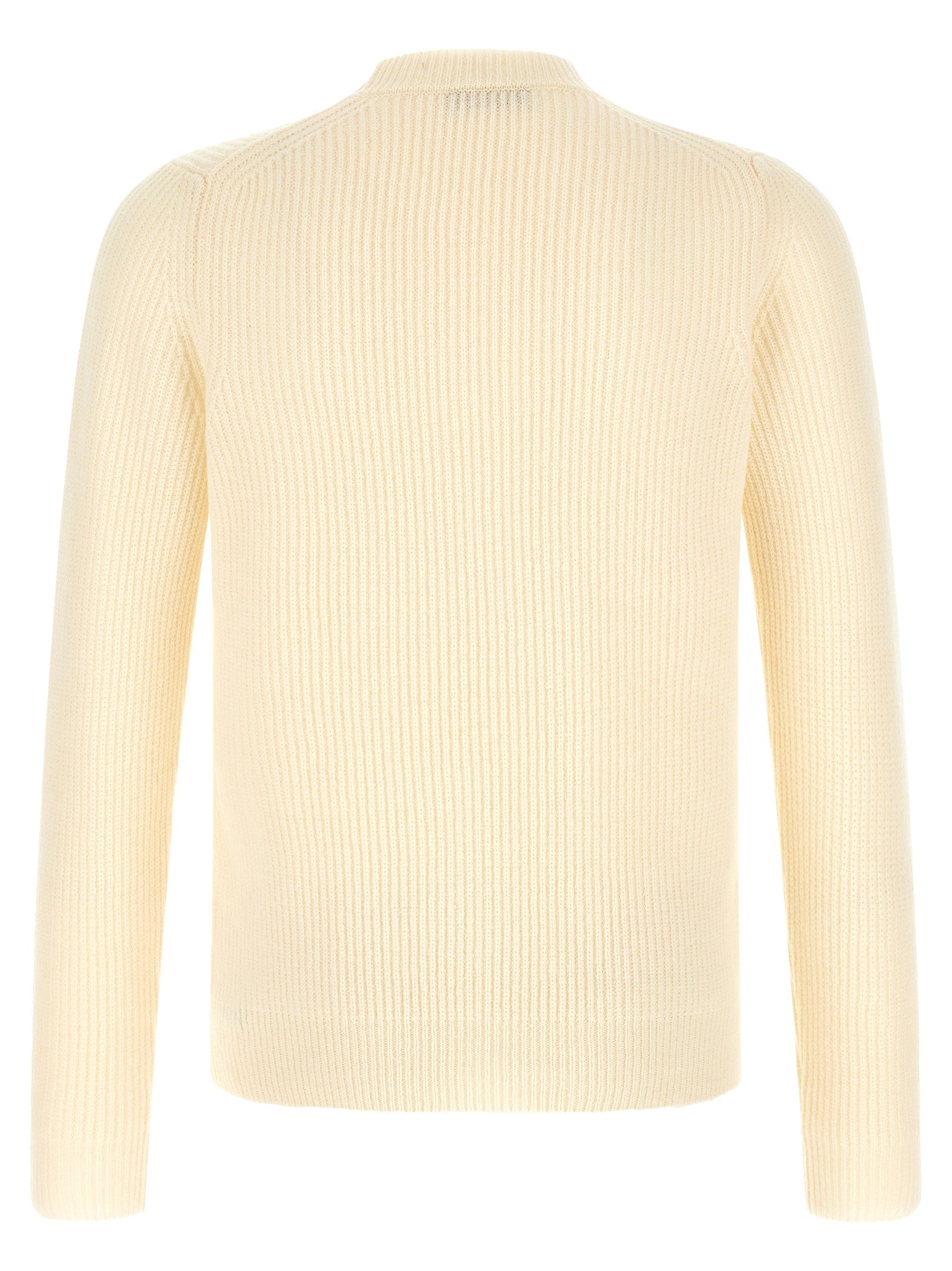 Zanone Ribbed Sweater White